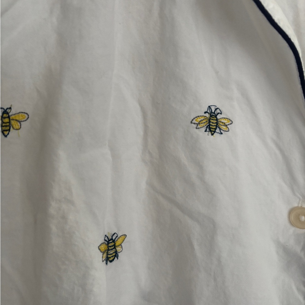 Printfresh Anthropologie Beekeeper Embroidered Sl… - image 2